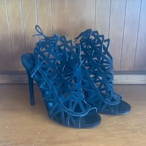 NASTYGAL Caged heel.